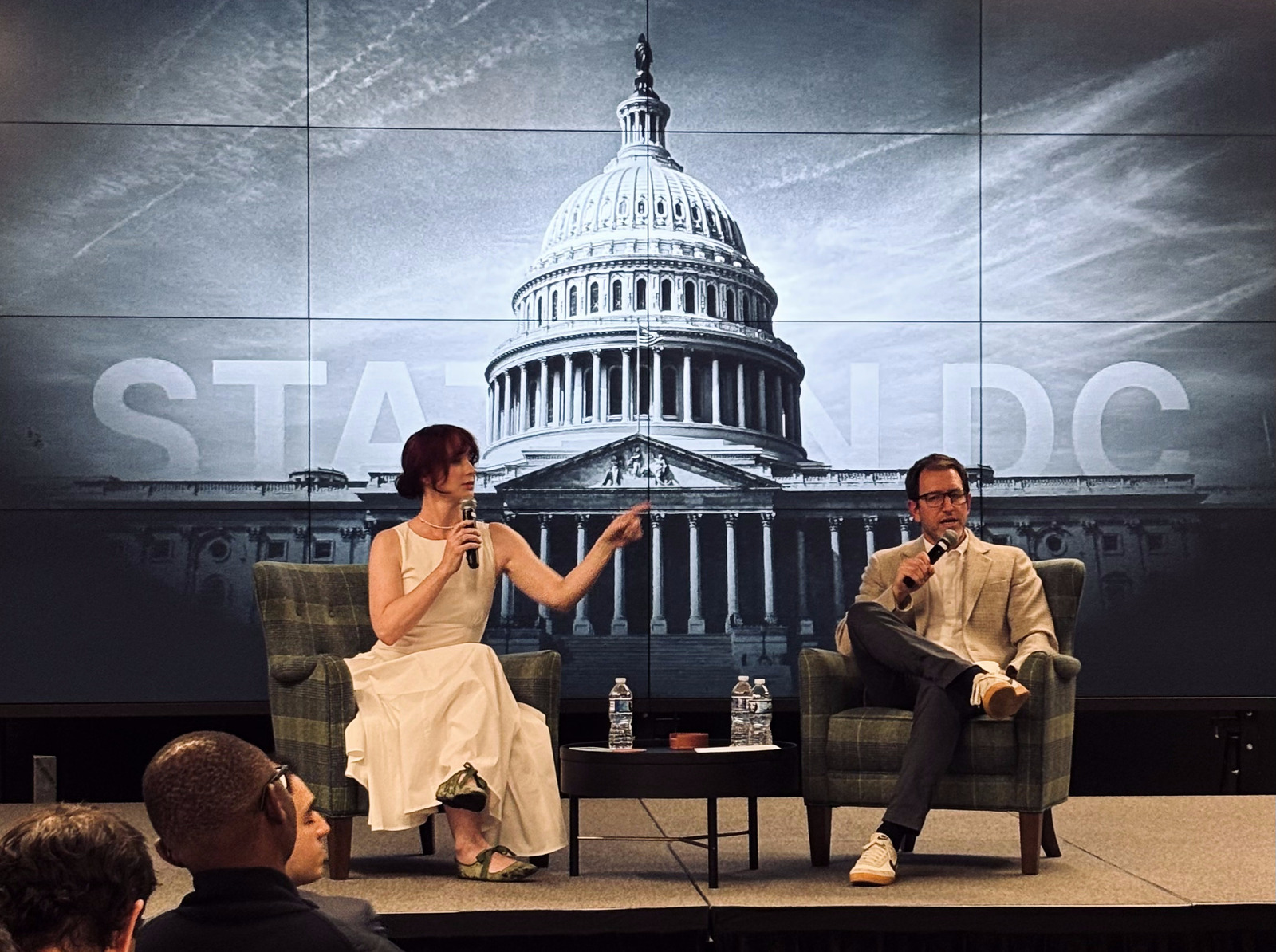Bobbye Jo Green moderating on the STATION DC mainstage
